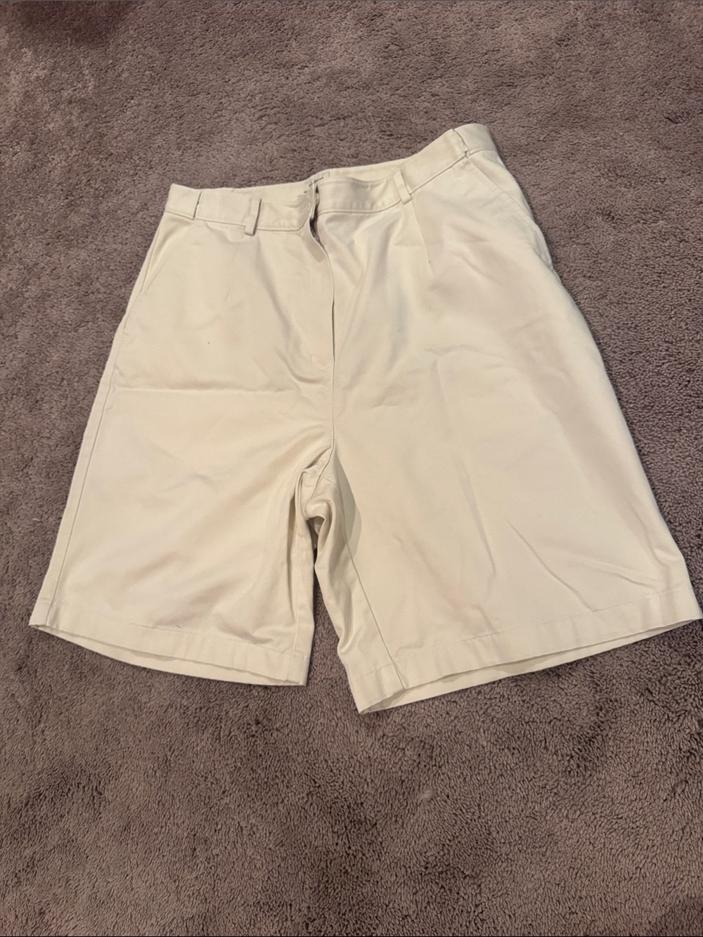 L.L. Bean women’s Khaki Flat-Front Shorts